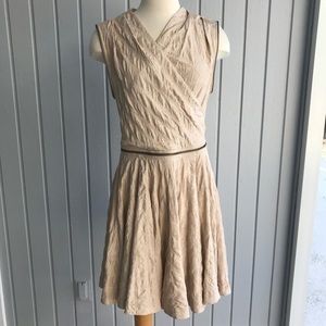 All Saints Silk Dress Light Pink w/ Zipper Accents Hand-Dyed (UK6)